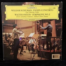 PAUL ZUKOFSKY violin - SCHUMAN Concerto & PISTON Symphony #2 - DG ST LP...