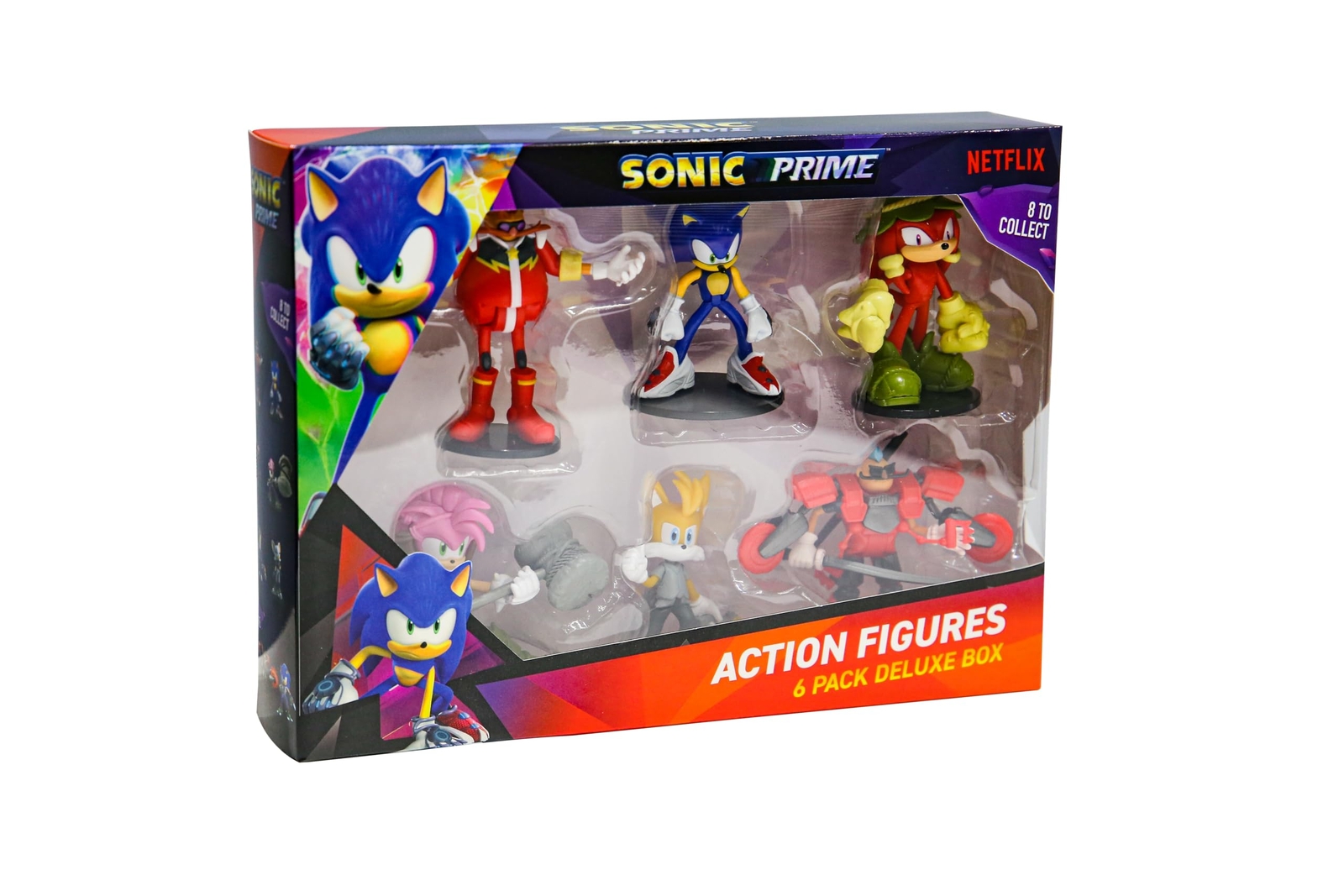AMO TOYS SONIC - Articulated Action Figure 6 pack S1 Asst. (6070SON)