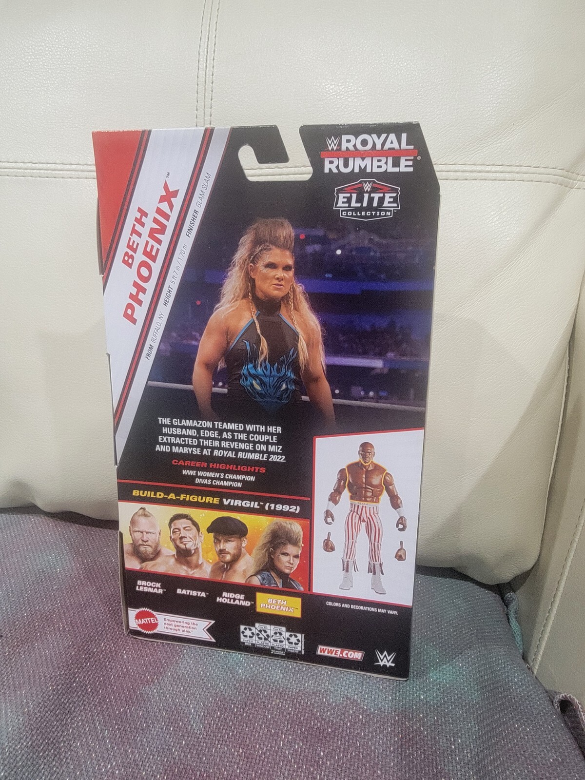 Phoenix Royal Rumble Beth Phoenix WWE Elite Collection Royal Rumble Virgil BAF 6 in Action ...