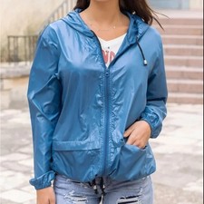 Grace & Lace Packable Rain Jacket Lagoon