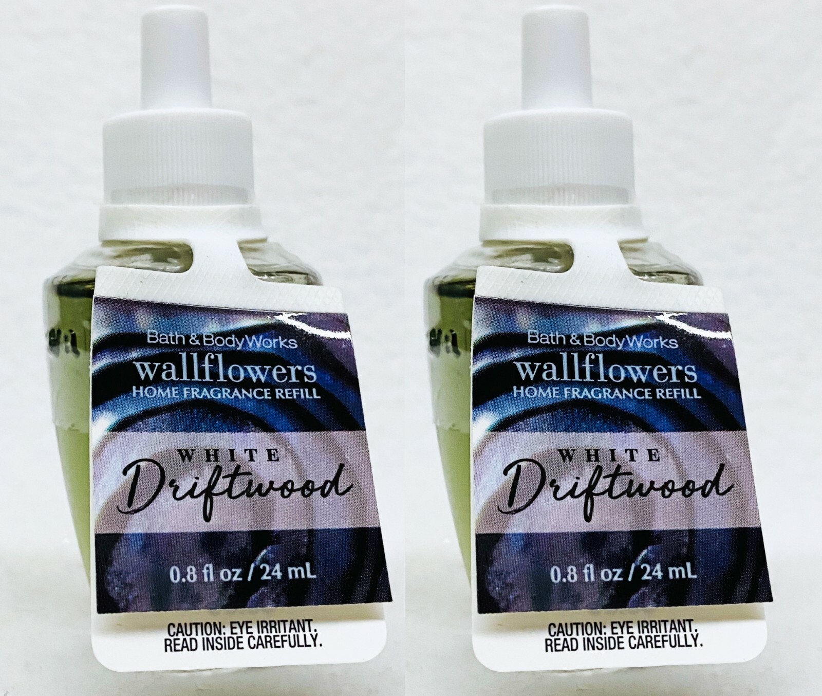 2 Bath Body Works WHITE DRIFTWOOD Wallflower Home Scent Oil Refill Bulb