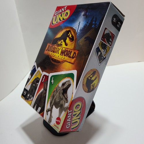 Giant UNO • Jurassic World Dominion Card Game 9"x6" Cards from Mattel Games. - Picture 8 of 18