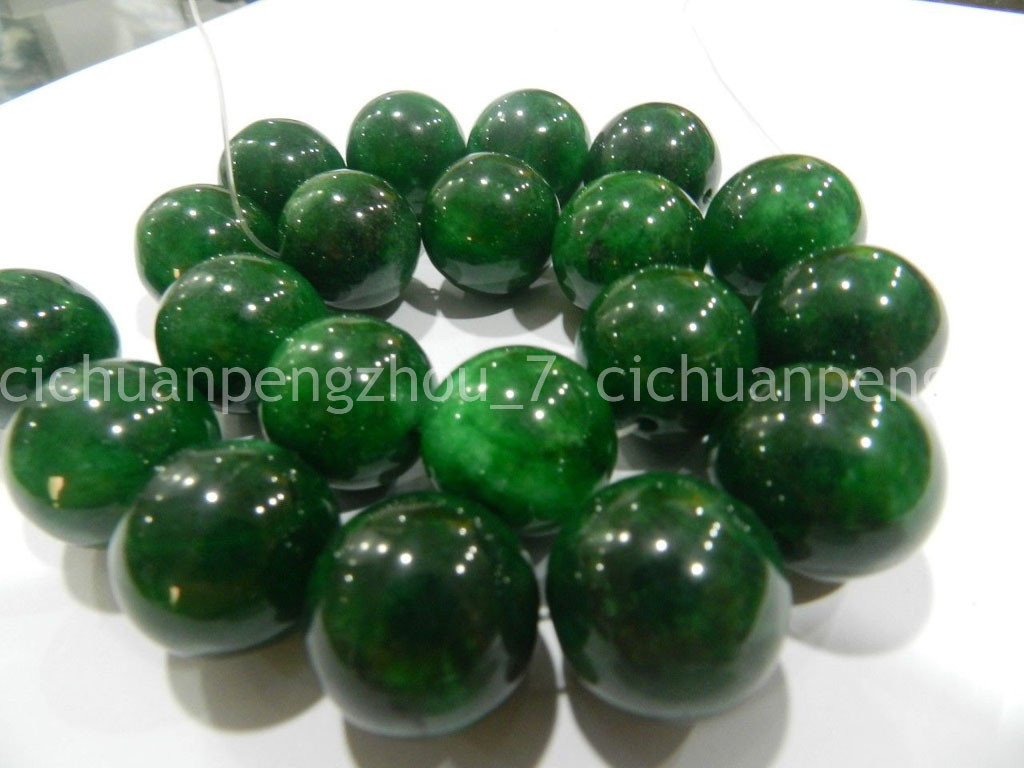 GS-KU-JADE-20mm Jade-Kugel 20 Mm – Bunte Deko-Charme, Positive Energie