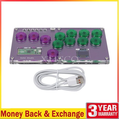 Solid Studio Arcade Controller Game Fight Stick for Hitbox KOF Street Fighter 6