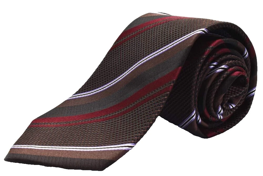 Brown Striped Ties for Men