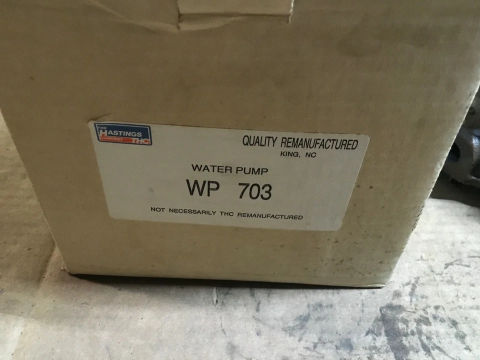 The Hasting Company Remanufactured Water Pump WP703  - Image 2 of 4
