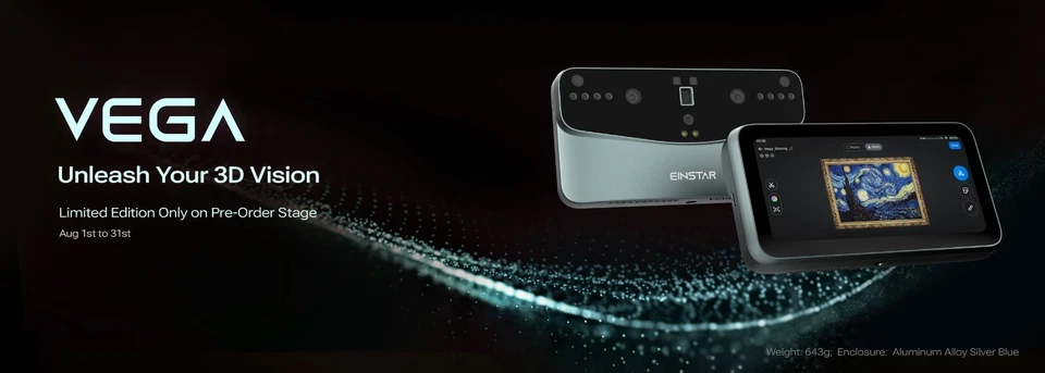 EINSTAR VEGA TITANIUM GRAY  3D SCANNER - Bild 2 von 4