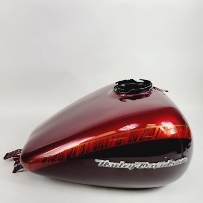 2014 Harley-Davidson CVO Ultra Burgandy Blaze and Typhoon Maroon OEM Gas Tank