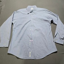 Brooks Brothers Regent Fit Light Blue Button Down Oxford Shirt Men 17 36