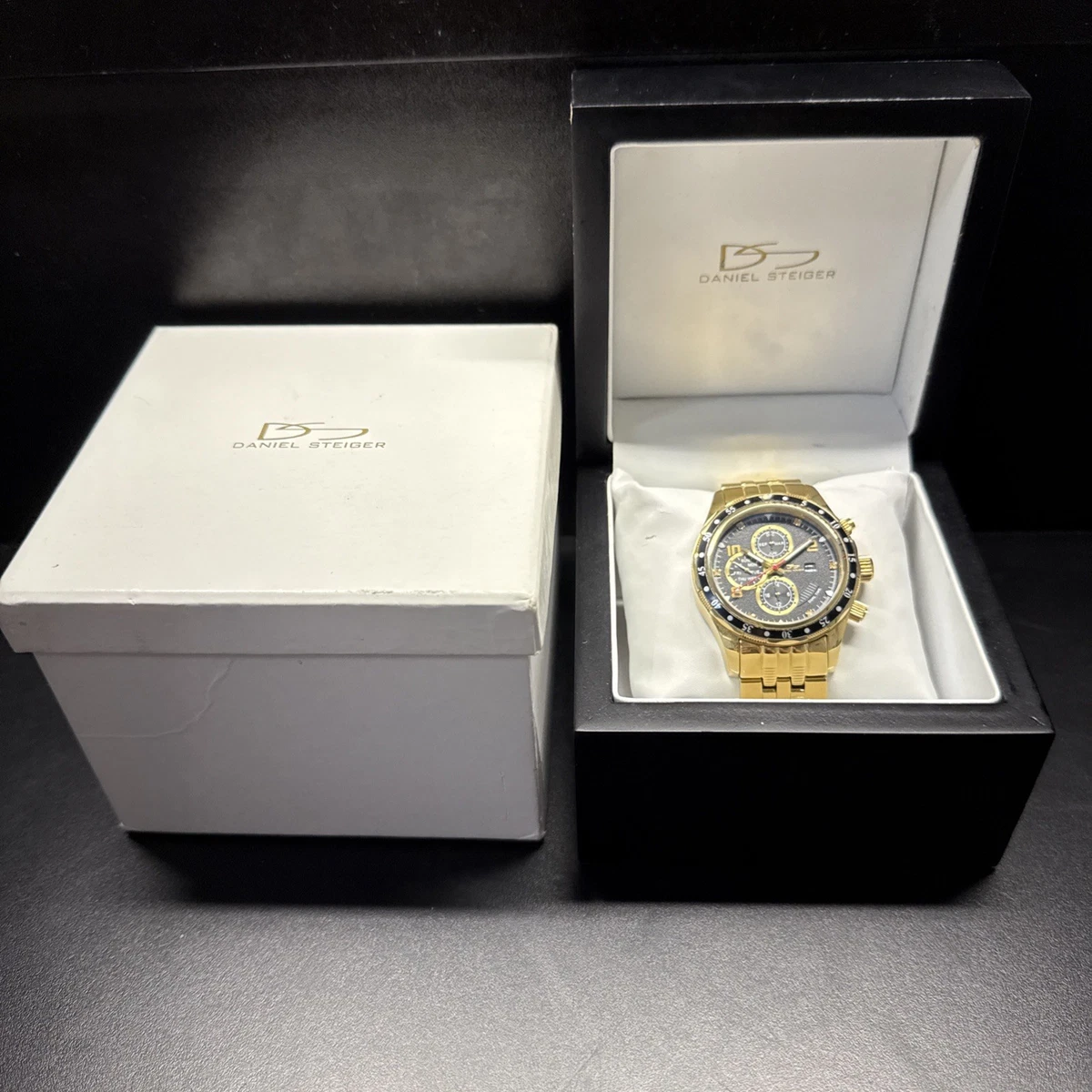 Daniel Steiger Cobra Blanco White Gold Ceramic Sapphire Womens Watch New Battery Daniel Steiger Ceramic Band Wristwatches for sale | eBay main image 4