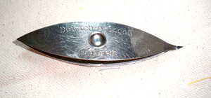 Vintage Detach A Spool Metal Tatting Shuttle Lace Making Tool