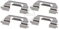 A.B.S. ZubehöRsatz, Scheibenbremsbelag 1911Q Passend FüR Fiat