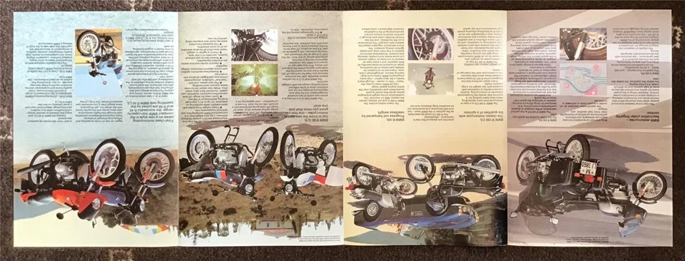 BMW MOTORCYCLE RANGE Sales Brochure NOV 1981-1982 #11/81 1.11.20.13.20 - Image 3 of 3