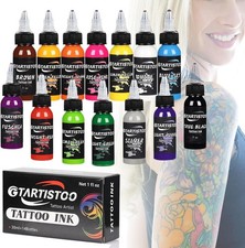 Tattoo Ink Set Professional 14 Colors 1oz 30ml Vegan-Friendly Pigment...