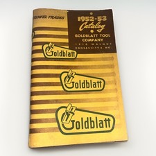 GOLDBLATT TOOL CO. 1952-53 TROWEL TRADES CATALOG WITH OG STARRET AD INSERTS 