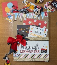 Disney premade junk journal, photo album, scrapbook album