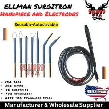 Ellman Surgitron 1 Handpiece & Electrodes Set Reusable Tungsten Tips CE