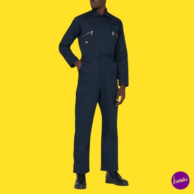 DICKIES Herren Redhawk Overall, Utility Boiler Suit, Navy Blau, UK M | EU M