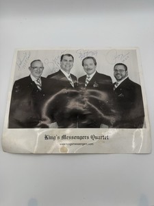 King’s Messengers Quartet Signed Photo Autographed Gospel Group