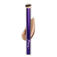 Contoured Concealer Brush for Eyes Nose Precise Blending Makeup Beige