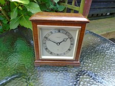 Elliott London Large Bracket / Mantle Mahogany or Walnut Clock RESTORED/SERVICED