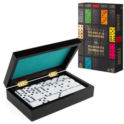 Spin Master Games, Cardinal Legacy Deluxe One Size, Double 6 Dominoes