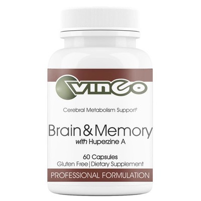 Vinco Inc  Brain & Memory Cognitive Support Daily Supplement | 60 Capsules | ...
