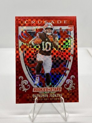 2025 Rookies & Stars Quinshon Judkins Crusade Check board(RC)  Browns