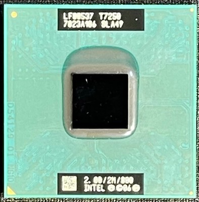 Dell / Intel Core 2 Duo Mobile T7250 @ 2.0GHz Laptop Processor / SLA49 / HR855
