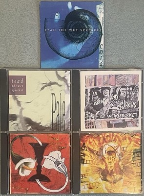 (5) CD Lot Toad The Wet Sprocket-Coil-Pale-Dulcinea-Fear-Bread And Circus Promo