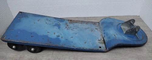 Vintage Tonka Lowboy Trailer Mid 1950s Blue For As Is, Restoration, Custom,Parts
