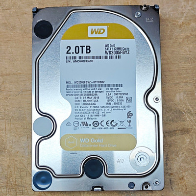 Western Digital WD Gold 2TB 3.5'' SATA 7200RPM 128MB HDD WD2005FBYZ