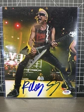 RUDOLF SCHENKER SCORPIONS  SIGNED AUTO 8X10 PHOTO PSA CERTIFIED