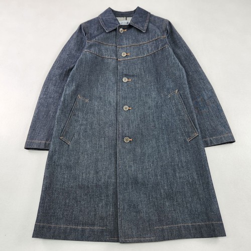 Comme des Garçons, Cappotto COMME des GARÇONS denim indaco occidentale archivio vintage W5532