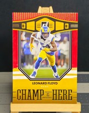2022 Donruss #CIH-5 Leonard Floyd Champ is Here Insert LA Rams Football Card