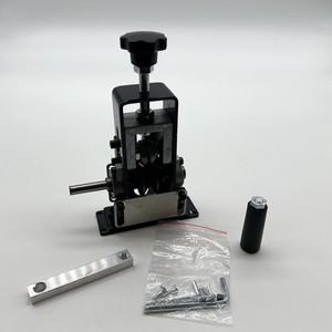 Hizmivos Manual Wire Stripping Machine Gauge 0.06-1" Dual-Operation - Black