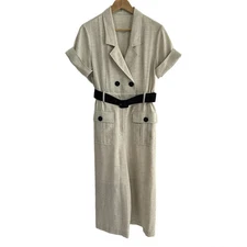 Auth Diagram GRACE CONTINENTAL - Beige Women's Rompers & Jumpsuits
