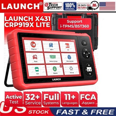 2025 LAUNCH X431 CRP919X LITE Car Bidirectional Diagnostic Scanner K~ey Coding#