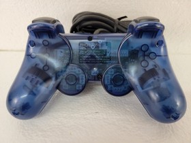 PlayStation 2 PS2 OEM Sony DualShock 2 Controller Ocean Blue Clear Working