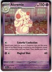 Alcremie 65/142 Stellar Crown Holo Rare
