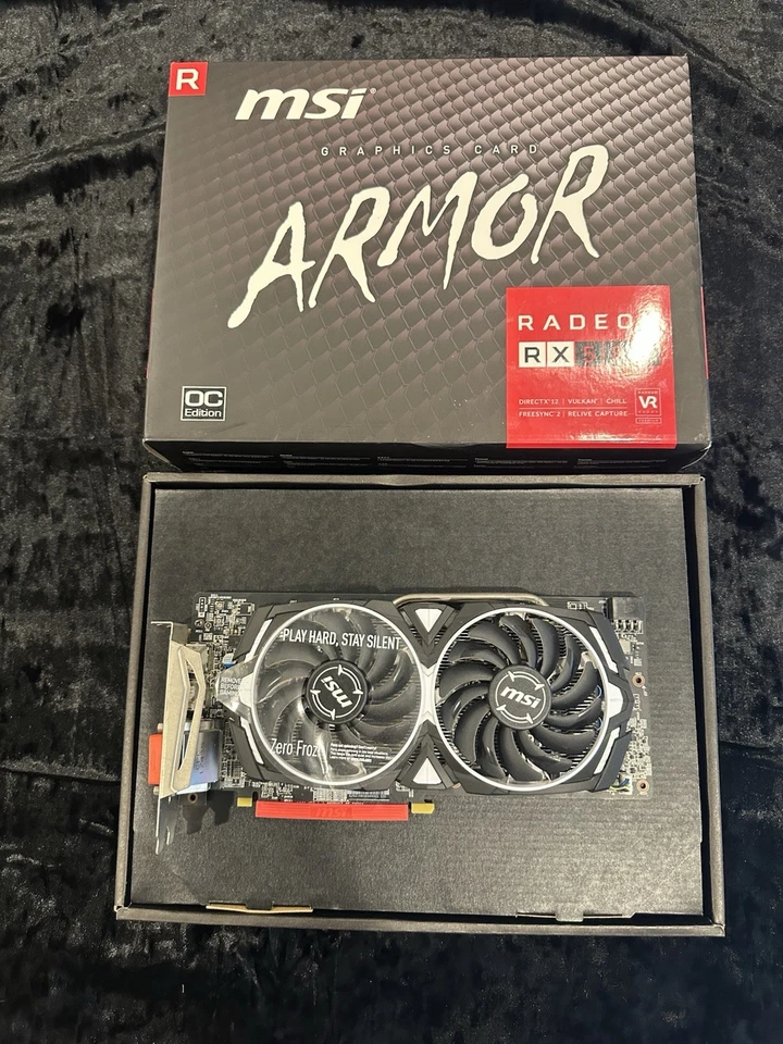 MSI Radeon RX 580 8GB GDDR5 Graphics Card (RX580ARMOR8GOC) - Image 3 of 4