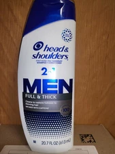 Head & Shoulders, Full & Thick Men 2 In 1 Dandruff Shampoo+Conditioner, 20.7 Oz