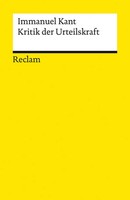 Kritik Der Urteilskraft Kant, Immanuel - Logik Und Ethik - 14265 Immanuel Kant