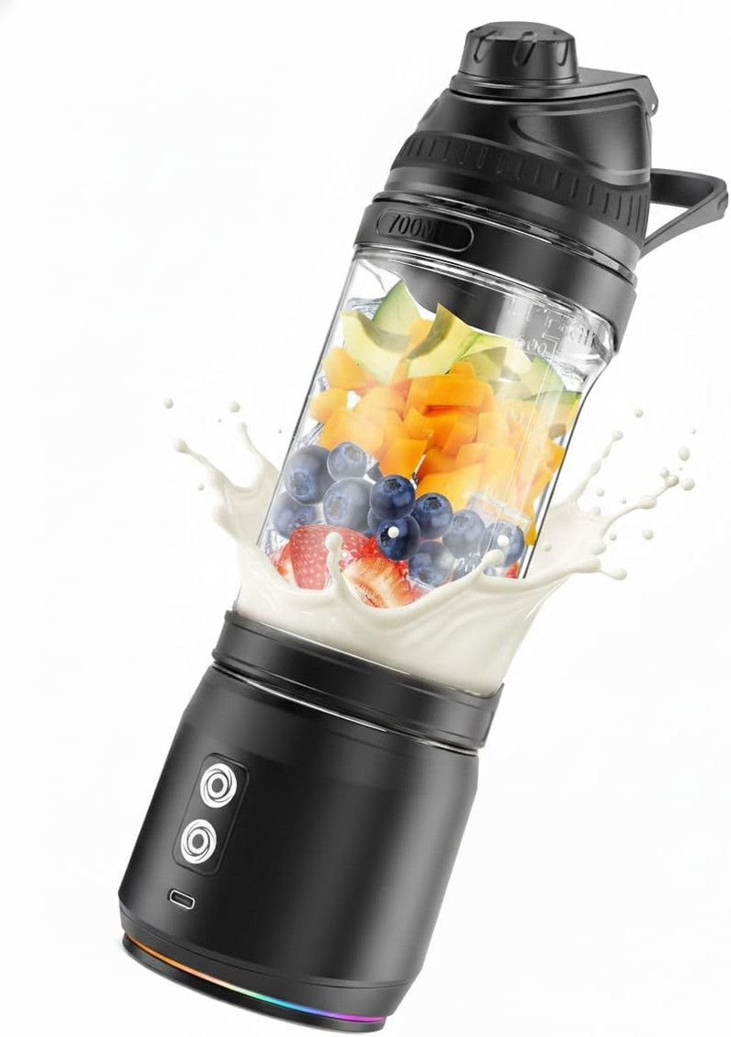 24Oz Portable Personal Blender for Smoothies & Protein Shakes - Cordless USB-C R