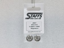 Staffs SRS07 MAG Evo 12-Spoke Magnesium Wheels 16.9 x 10mm 1:32 Slot Part