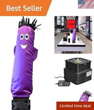 29 Purple Inflatable Tube Guy with Blower - Perfect for Parties Promotions