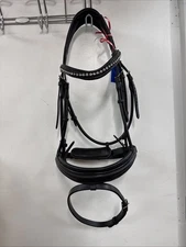 KL Select Dressage Bridle Rolled Leather- Horse