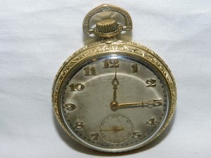 TACY WATCH CO. POCKET WATCH " ADMIRAL " 7 JEWELS - 100% ORIGINAL AND WORKING