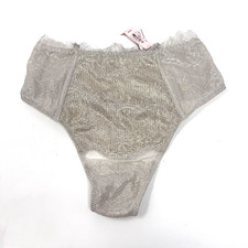 Victorias Secret DREAM ANGELS Sheer Mesh High-waist Thong Panty White XS NWT