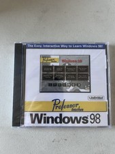 Professor Teaches Windows 98 Training Software CD-ROM Factory Sealed